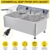 Acekool 11L/3.3Gal Commercial Deep Fryer, 1700W, 6L Baskets, Stainless Steel, Splash Guard For Restaurant, Food Truck, Home Kitchen -Target KitchenAid GUEST f0f5ffde 7f16 4f86 a2b0 06875f930cf6