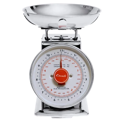 Escali Mercado Dial Scale With Bowl: Stainless Steel Manual Kitchen Food Scale, 11 Lb Capacity, Silver 7 Escali Mercado Dial Scale With Bowl: Stainless Steel Manual Kitchen Food Scale, 11 Lb Capacity, Silver - Image 5