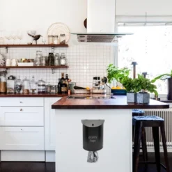 AuldHome Design Enamelware Grocery Bag Holder; Wall-Mounted Modern Farmhouse Style Plastic Bag Dispenser -Target KitchenAid GUEST f10680e6 26aa 47db b516 f05de81806aa