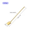 Unique Bargains Stainless Steel Reusable Long Handle Shovel Shaped Spoon Straws 4 Pcs -Target KitchenAid GUEST f1a7eaf9 9265 4144 abd5 6a28bafb38fb