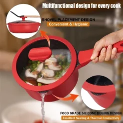 Pots Pans Set, Imarku 16pcs Cookware Sets Nonstick Granite Coating, Induction Kitchen Cookware Easy To Clean,Cooking Pot Pan Set With Stay-Cool Handle -Target KitchenAid GUEST f1bac229 a05d 445a a2a5 389881fea00b