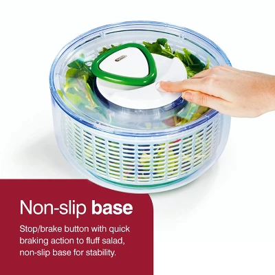 Zyliss Easy Spin Salad Spinner - Green/White, Large 6 Zyliss Easy Spin Salad Spinner - Green/White, Large - Image 4