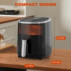 WHALL 4QT Air Fryer Oven, 8-in-1 Preset Menus, Reduce 85% Fat,1200W -Target KitchenAid GUEST f1f3576e d604 4c3a 8a56 82685134bd09 1