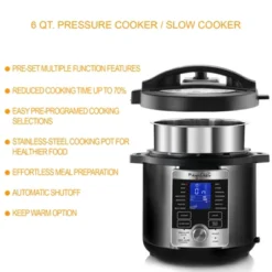 MegaChef 6 Quart Stainless Steel Electric Digital Pressure Cooker With Lid -Target KitchenAid GUEST f21ca141 2e19 49f2 ad4b a17a5290c9e9