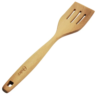 Oster® Oster Acacia Wood Slotted Turner Cooking Utensil 8 Oster® Oster Acacia Wood Slotted Turner Cooking Utensil - Image 6
