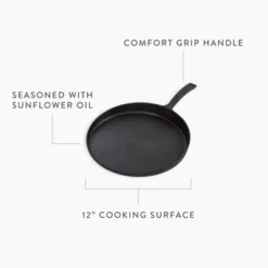 Barebones Black Cast Iron Skillet Griddle, 88.31 Ounces -Target KitchenAid GUEST f3a93721 7098 417d 9fb3 2af5579033ba