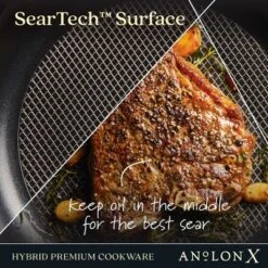 Anolon X 8.5" And 10" Hybrid Nonstick Induction Frying Pan Se Charcoal Gray -Target KitchenAid GUEST f405c058 3b86 459f 8e95 5c54e4f6e295