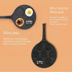 Kitchenfun Blini Nonstick Mini Pancake Crepe Maker - 7 Smiley Pancakes 14 Kitchenfun Blini Nonstick Mini Pancake Crepe Maker - 7 Smiley Pancakes -Target KitchenAid GUEST f4199ca2 5d1c 41be bb7a 6e7d0af34b45