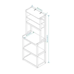 INFURNIC Kitchen Racks Sleek Bakers Rack With Storage And Open Shelves For Modern Kitchen Spaces, White Black, 23.62"*15.75"*66.93" 10 INFURNIC Kitchen Racks Sleek Bakers Rack With Storage And Open Shelves For Modern Kitchen Spaces, White Black, 23.62"*15.75"*66.93" -Target KitchenAid GUEST f481578c abe9 4002 940b 9adc0c6300e6