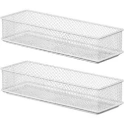 YBM Home White Mesh Drawer And Desk Organizer Tray, Pack Of 2 16 YBM Home White Mesh Drawer And Desk Organizer Tray, Pack Of 2 -Target KitchenAid GUEST f495bae7 b43c 4590 bdc6 68abde2fb316
