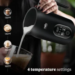 NELO Electric Milk Frother, 4 In 1 Digital, Steamer With Real-Time Temperature Control, Automatic Frother For Coffee, BPA Free Stainless Steel, Black 11 NELO Electric Milk Frother, 4 In 1 Digital, Steamer With Real-Time Temperature Control, Automatic Frother For Coffee, BPA Free Stainless Steel, Black -Target KitchenAid GUEST f58d69ca e9e9 4b2a 9734 24cc8aee30b7
