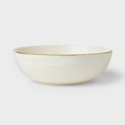 Stoneware Serving Bowl Snowfall White - Threshold™ Designed With Studio McGee: Round, 12" Decorative & Fruit Bowl 11 Stoneware Serving Bowl Snowfall White - Threshold™ Designed With Studio McGee: Round, 12" Decorative & Fruit Bowl -Target KitchenAid GUEST f5eaa85f 6c34 42ad 837d 157d28beb36a