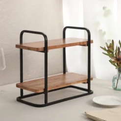 Gibson Home Gracious Dining 2-Tier Wooden Serving Tray With Metal Frame – Acacia Wood Rectangle Charcuterie Board 9 Gibson Home Gracious Dining 2-Tier Wooden Serving Tray With Metal Frame – Acacia Wood Rectangle Charcuterie Board -Target KitchenAid GUEST f644b85f c54f 4019 bab9 4d629593812f