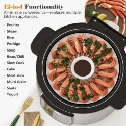 IULULU Electric Pressure Cooker, 12-in-1 Multicooker, Stainless Steel -Target KitchenAid GUEST f6878dc8 d366 4a15 9497 c9b6a3aae581