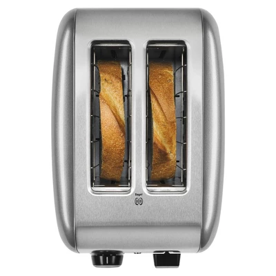 KitchenAid 2-Slice Toaster With Manual Lift Lever - KMT2115: Silver, Cool Touch, Bagel & Bread Toaster, Crumb Tray 3 KitchenAid 2-Slice Toaster With Manual Lift Lever - KMT2115: Silver, Cool Touch, Bagel & Bread Toaster, Crumb Tray