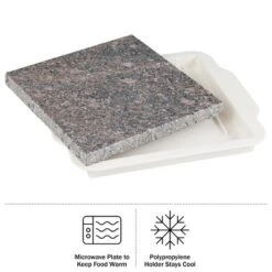 Hastings Home Microwavable Warming Plate – 9" X 10.25", White/Granite -Target KitchenAid GUEST f6f29211 e128 4d8a bb61 d31a005275a6