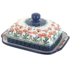 Blue Rose Polish Pottery 295 Ceramika Artystyczna Butter Dish 40 Blue Rose Polish Pottery 295 Ceramika Artystyczna Butter Dish -Target KitchenAid GUEST f72bf80a f10c 4c35 a791 9c20c862184b