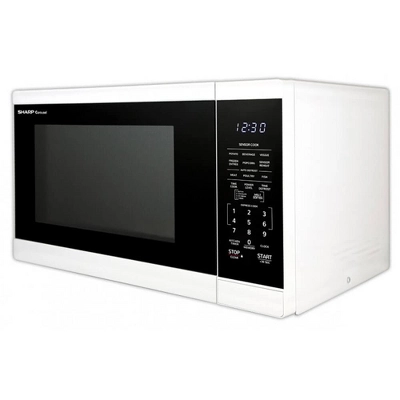 Sharp SMC1461HW 1.4 Cu. Ft. White Countertop Microwave Oven 4 Sharp SMC1461HW 1.4 Cu. Ft. White Countertop Microwave Oven - Image 2