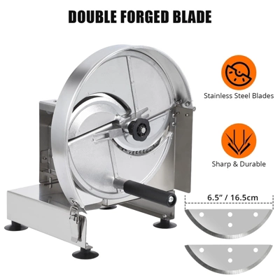 Commercial Vegetable Slicer Manual Potato Tomato Slicing Machine Onion Slicer Stainless Steel Vegetable Cutter Fruit Slicer 7 Commercial Vegetable Slicer Manual Potato Tomato Slicing Machine Onion Slicer Stainless Steel Vegetable Cutter Fruit Slicer - Image 5