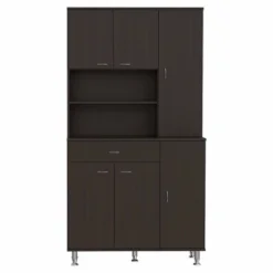 Depot E-Shop 90 Kitchen Pantry Cabinet, Two Open Shelves, One Drawer, Multiple Cabinets -Target KitchenAid GUEST f781ce4d 6bde 4e8c ad9f 333a59a9948c