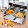 Costway 3400W Electric Countertop Deep Fryer Dual Tank Home Steel 2 Costway 3400W Electric Countertop Deep Fryer Dual Tank Home Steel -Target KitchenAid GUEST f7c82733 8f31 407d b837 eb9229dd9f88