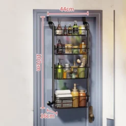 Over The Door Organizer, Pantry Organizer Rack, Metal Over Door Hanging Organizer With Adjustable Baskets For Home Kitchen 4/6 Layers Black -Target KitchenAid GUEST f7c8b979 713e 420d 95e4 06b990c8c05d