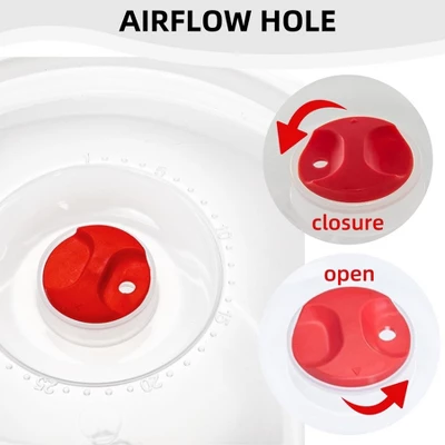 Itopfox 3-Piece Microwave-Safe Bowl Set With Lids & Steamer Rack, BPA-Free Soup & Ramen Cookware For Kitchen, Office, Dorm - Nesting Design 5 Itopfox 3-Piece Microwave-Safe Bowl Set With Lids & Steamer Rack, BPA-Free Soup & Ramen Cookware For Kitchen, Office, Dorm - Nesting Design - Image 3