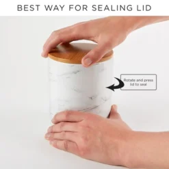 Design Imports Blue & White Buffalo Check Ceramic Canister Set/3 -Target KitchenAid GUEST f805476e deee 4989 a420 dee184110c83