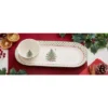 Spode Christmas Tree 2-Piece Polka Dot Chip And Dip Serving Set - 13-Inch Oval Plate With Dip Bowl - Porcelain, Dishwasher, Microwave, Freezer Safe -Target KitchenAid GUEST f8854085 2aac 4c10 b3d8 7864ff66ff2e