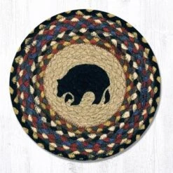 Earth Rugs Black Bear Round Trivet – Rustic Cabin Kitchen Hot Pad 10"x10" -Target KitchenAid GUEST f89ea049 90bf 4e78 8965 e9c4c3f6e8f2