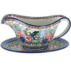 Blue Rose Polish Pottery 239 Ceramika Gravy Boat & Plate 10 Blue Rose Polish Pottery 239 Ceramika Gravy Boat & Plate -Target KitchenAid GUEST f8a7ab69 df6e 4aaa 8e5c 0ad353cd69e5