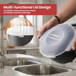 Itopfox Large Microwave Cookware Steamer With Removable Filter And Lockable Lid - BPA Free, Dishwasher Safe For Cooking Vegetables And More -Target KitchenAid GUEST f8e9aab0 f0d9 4dfc 84f6 93fe7c27733b