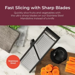 MuellerLiving Mandoline Slicer For Kitchen, Stainless Steel, Slice Or Julienne, Vegetable Chopper, Fruit Slicer -Target KitchenAid GUEST f8eef2b1 e144 46bd b240 0bb5e600fcaa