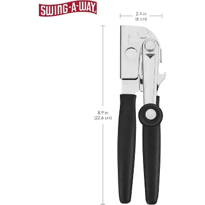 Easy-Crank Can Opener With Folding Crank Handle, Black, 3.50 X 4.50 X 10.50 8 Easy-Crank Can Opener With Folding Crank Handle, Black, 3.50 X 4.50 X 10.50 - Image 6