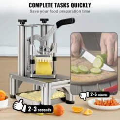 VEVOR Commercial French Fry Cutter With 4 Replacement Blades, 1/4″ & 3/8″ Blade Easy Dicer Chopper, 6-wedge Slicer & 6-wedge Apple Corer,Potato Cutter 13 VEVOR Commercial French Fry Cutter With 4 Replacement Blades, 1/4″ & 3/8″ Blade Easy Dicer Chopper, 6-wedge Slicer & 6-wedge Apple Corer,Potato Cutter -Target KitchenAid GUEST f928cd77 33f0 4b5b 9f64 109fbd70e5b4