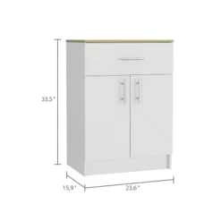 Depot E-Shop Pantry Organizer Cabinet 33" H, One Drawer, Two Interior Shelves, Two Doors -Target KitchenAid GUEST f953a670 b02d 44c8 a108 9c3497709d21