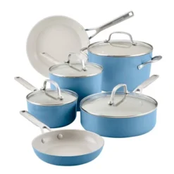 KitchenAid Hard Anodized 10pc Nonstick Ceramic Cookware Pots And Pans Set - Blue Velvet: Tempered Glass Lids, Stainless Steel Handles 23 KitchenAid Hard Anodized 10pc Nonstick Ceramic Cookware Pots And Pans Set - Blue Velvet: Tempered Glass Lids, Stainless Steel Handles -Target KitchenAid GUEST f973613f 84c9 443a b85c bbfba8cb1f96