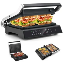 Costway Electric Panini Press Grill Sandwich Maker With LED Display & Removable Drip Tray -Target KitchenAid GUEST f9df57a3 3b56 4a76 ad6b 730b17a8ad4f