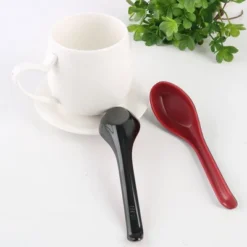 Unique Bargains Household Kitchen Plastic Tableware Soup Rice Spoons Red Black 5 Pcs 6.3" X 1.7" X 0.59" (L*W*D) -Target KitchenAid GUEST f9ef440a 889f 4734 9170 902e82ee9c2a