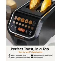Revolution InstaGLO R90 Smart Digital Touchscreen Toaster Matte Black -Target KitchenAid GUEST fa825749 935c 4c1a 89f7 9c00d4599a7c