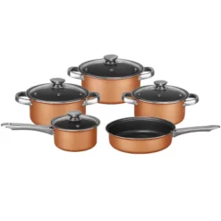 Brentwood 9 Piece Non Stick Cookware Set In Copper -Target KitchenAid GUEST faa0f5fd 2470 4356 854f ae31f5772184