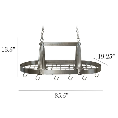 Elegant Designs 2-Light Kitchen Pot Rack With Downlights 15 Elegant Designs 2-Light Kitchen Pot Rack With Downlights - Image 13