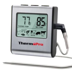 ThermoPro TP16W Digital Meat Cooking Smoker Kitchen Grill BBQ Thermometer With Large LCD Display -Target KitchenAid GUEST fae5b2b9 1ba2 40a7 8661 fcf35b4de312