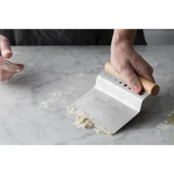 Mason Cash Innovative Kitchen Bench Scraper, 4-in-1 Dough Cutter With Herb Stripper