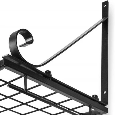 Sorbus 10 Hanging Hooks Kitchen Wall Pot Pan Rack - Hold Pots, Pans, Cookbooks, & More 7 Sorbus 10 Hanging Hooks Kitchen Wall Pot Pan Rack - Hold Pots, Pans, Cookbooks, & More - Image 5