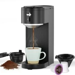 Kismile Single Serve Coffee Maker, Compatible With Capsule And Ground, 5 Brew Sizes Up To 14 Oz, Adjustable Funnel Height, K-cup Coffee Machine 17 Kismile Single Serve Coffee Maker, Compatible With Capsule And Ground, 5 Brew Sizes Up To 14 Oz, Adjustable Funnel Height, K-cup Coffee Machine -Target KitchenAid GUEST fbdb43ed bd9b 4db0 a0e7 72c1895a7d2f