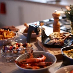 Itopfox 9 Inch Air Fryer Accessories Set With Cupcake Pan, Pizza Pan, Silicone Baking Cup, Recipe Cookbook For 5.3Qt - 6.8Qt Air Fryers -Target KitchenAid GUEST fc0a2cc5 c939 4c0c 9701 4cd77f491fa5