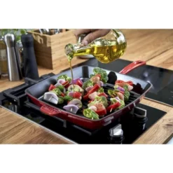 STAUB Cast Iron 12-inch Square Grill Pan 18 STAUB Cast Iron 12-inch Square Grill Pan -Target KitchenAid GUEST fc0d3f83 dfb5 4972 b2a7 e3a41775be39
