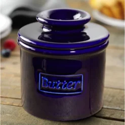 Butter Bell® Crock – Café Retro Cobalt Blue Ceramic Butter Keeper, Glossy Vintage-Style Butter Dish For Spreadable Butter -Target KitchenAid GUEST fc956639 03b2 4668 ac21 54b1ba02f5d4