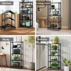 1 Set Of Carbon Steel Kitchen Rack Floor-Standing Free Installation Large Folding Shelf 16 1 Set Of Carbon Steel Kitchen Rack Floor-Standing Free Installation Large Folding Shelf -Target KitchenAid GUEST fcf91936 8297 40c8 8464 0c4fc486968e